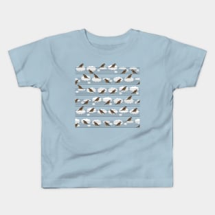 Musical sparrows Kids T-Shirt